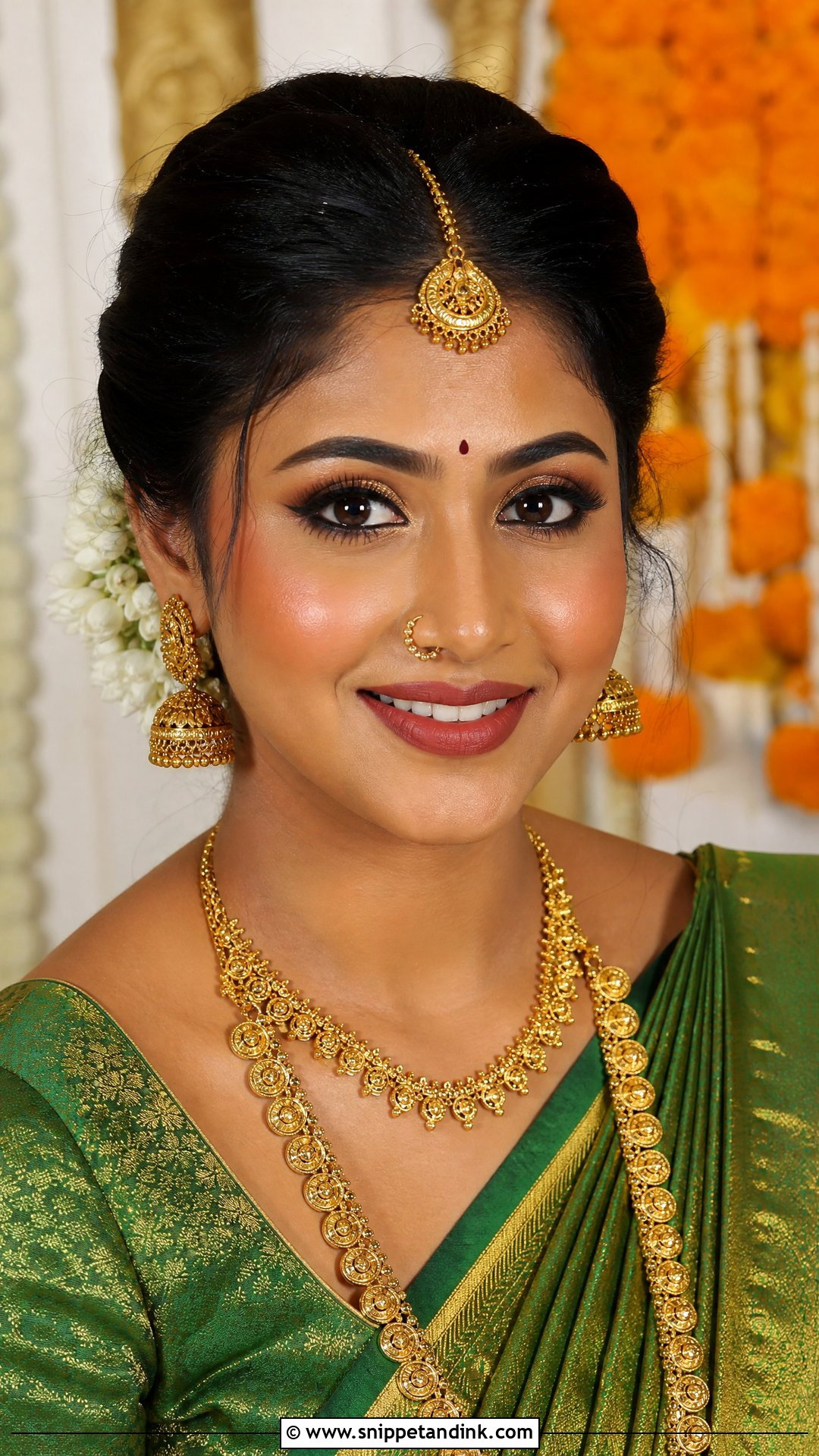 Kannada Bridal Makeup - Snippet and Ink - 20 Traditional South Indian Bridal Makeup Ideas