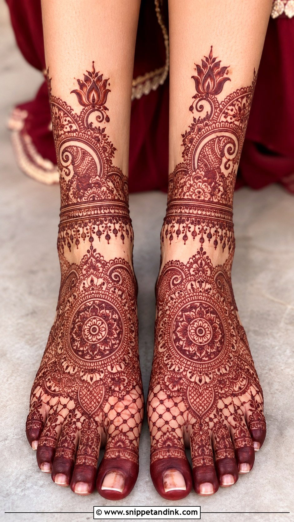 Karwa Chauth Legs Mehndi Design - Snippet and Ink - 35 Legs Mehndi Design Ideas