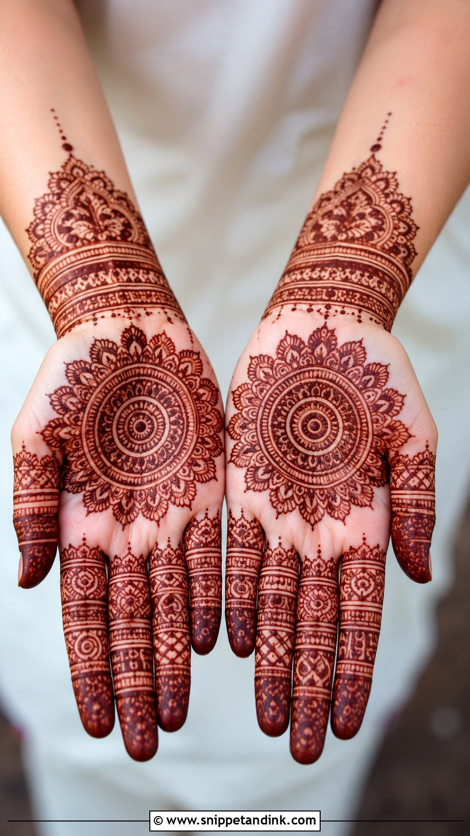 Karwa Chauth Mandala Mehndi Design - Snippet and Ink - 35 Mandala Mehndi Design Ideas
