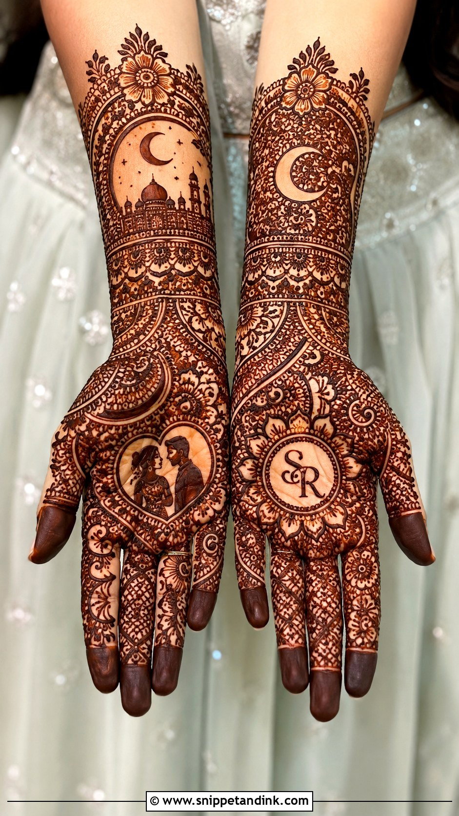 Karwa Chauth Mehndi Design - Snippet and Ink - 35 Stylish Mehndi Designs