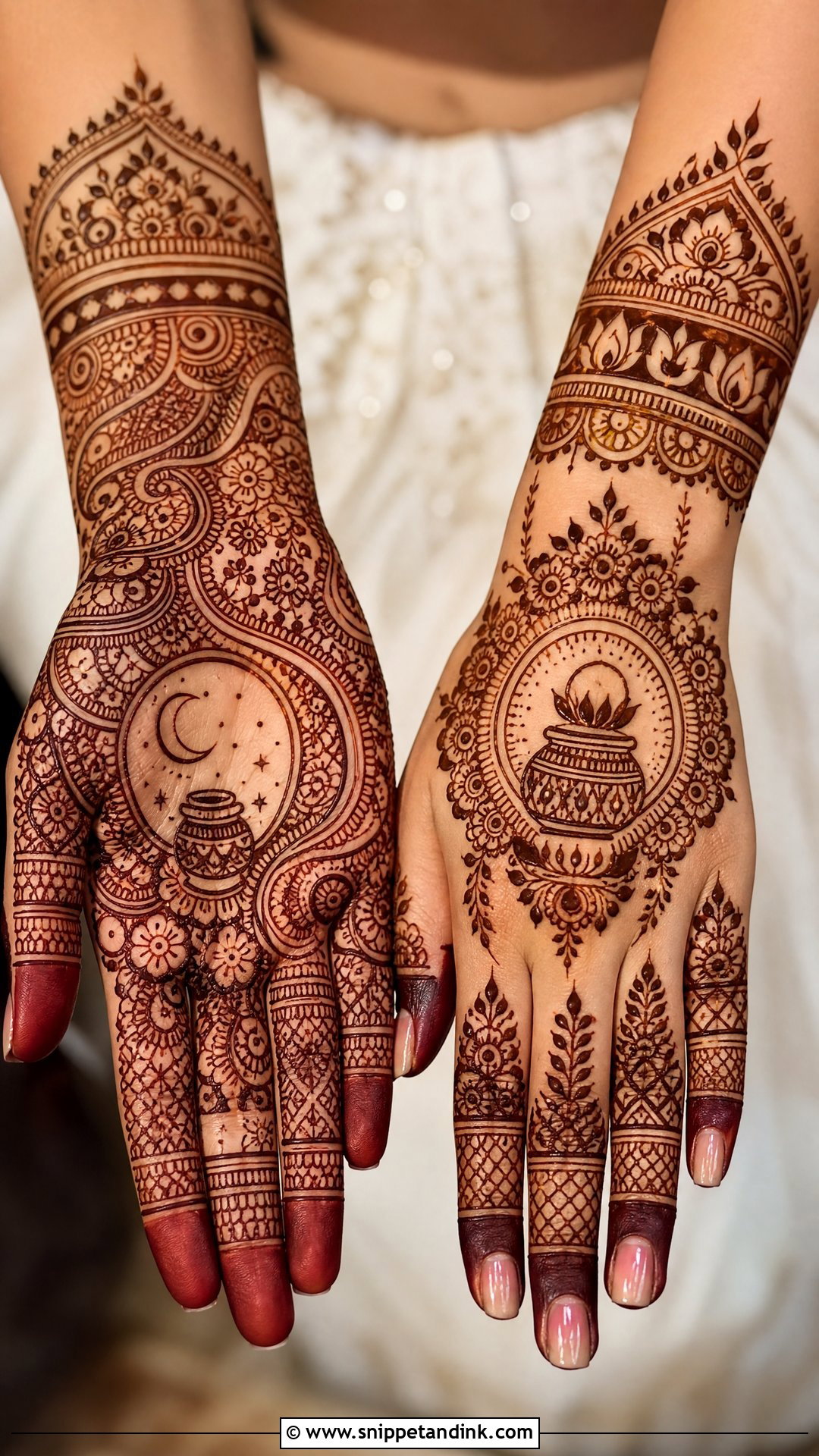 Karwa Chauth Mehndi Design - Snippet and Ink - 25 Trending Mehndi Designs 2025