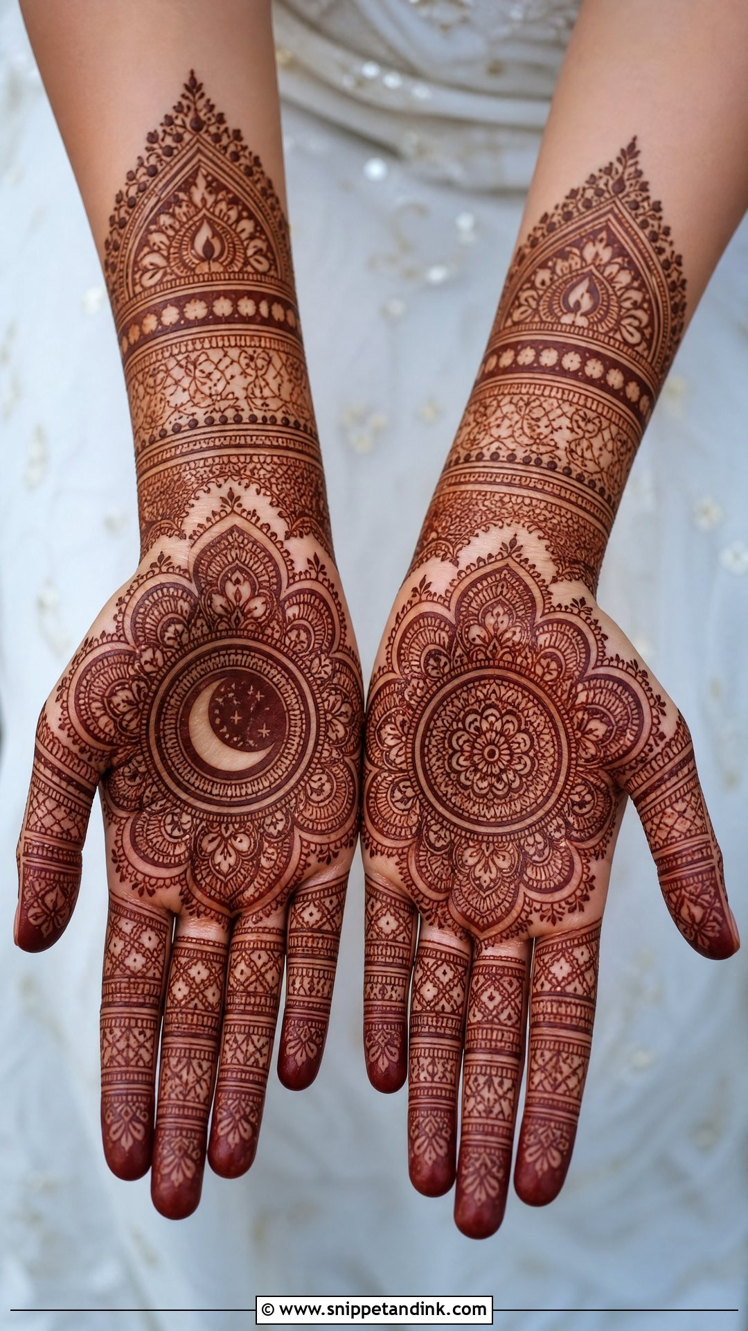 Karwa Chauth Palm Mehndi Design - Snippet and Ink - 35 Palm Mehndi Design Ideas