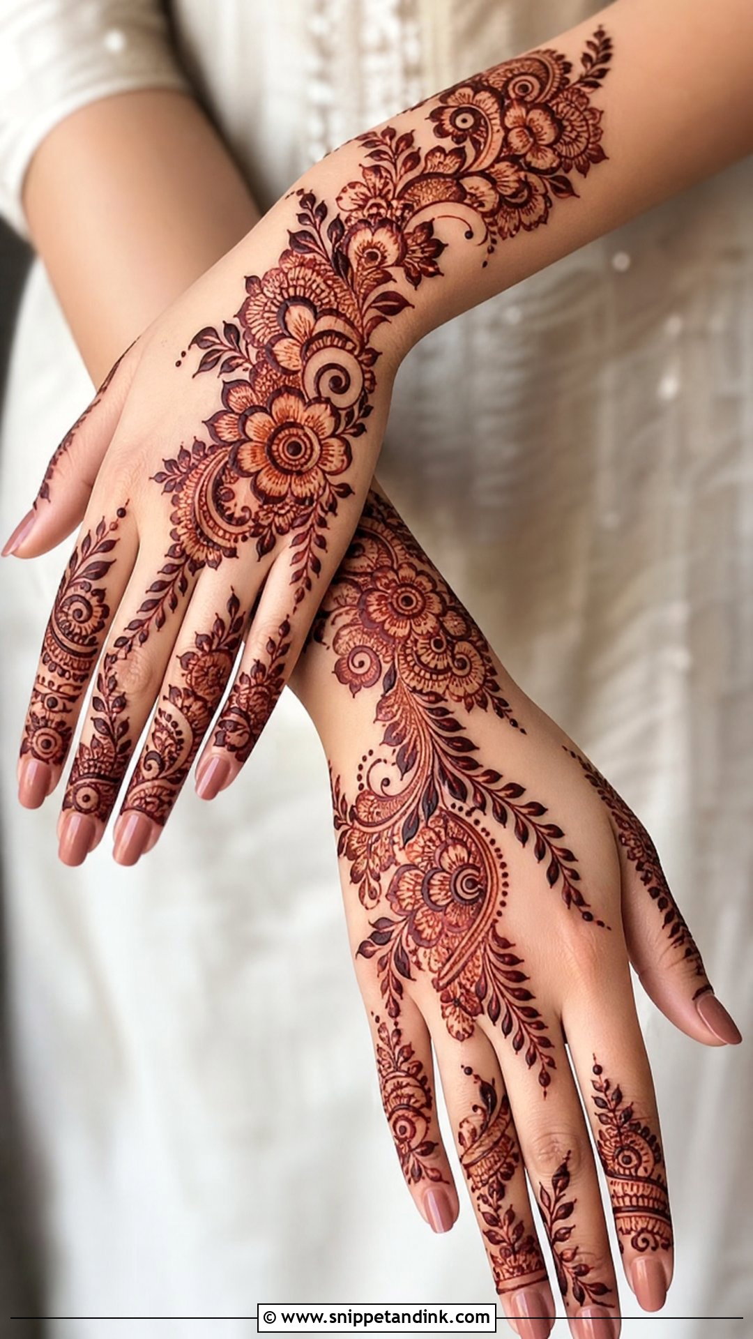 Kashees Arabic Bridal Mehndi Design - Snippet and Ink - 20 Kashees Bridal Mehndi Designs