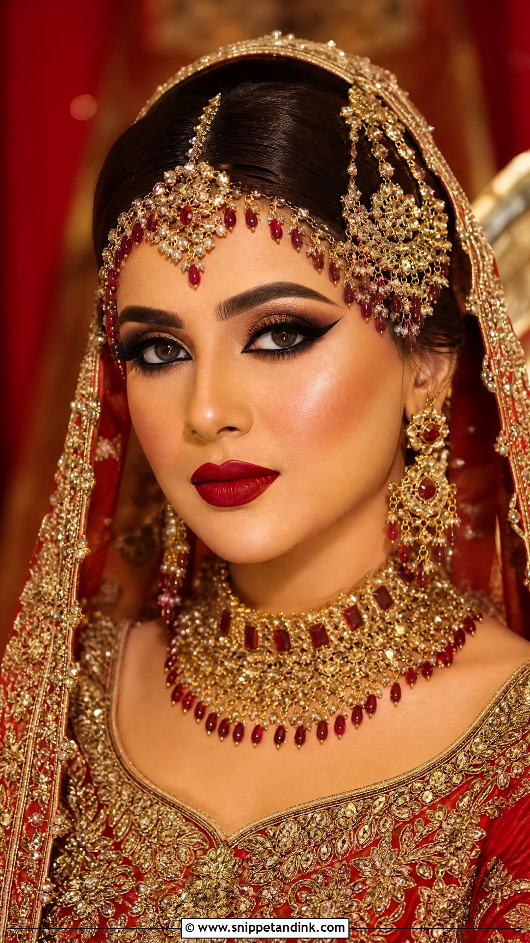 Kashees Barat Bridal Makeup - Snippet and Ink - 20 Kashees Bridal Makeup Ideas