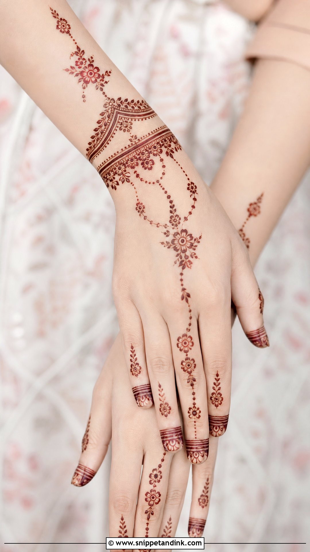 Kashees Bracelet Bridal Mehndi - Snippet and Ink - 20 Kashees Bridal Mehndi Design Ideas