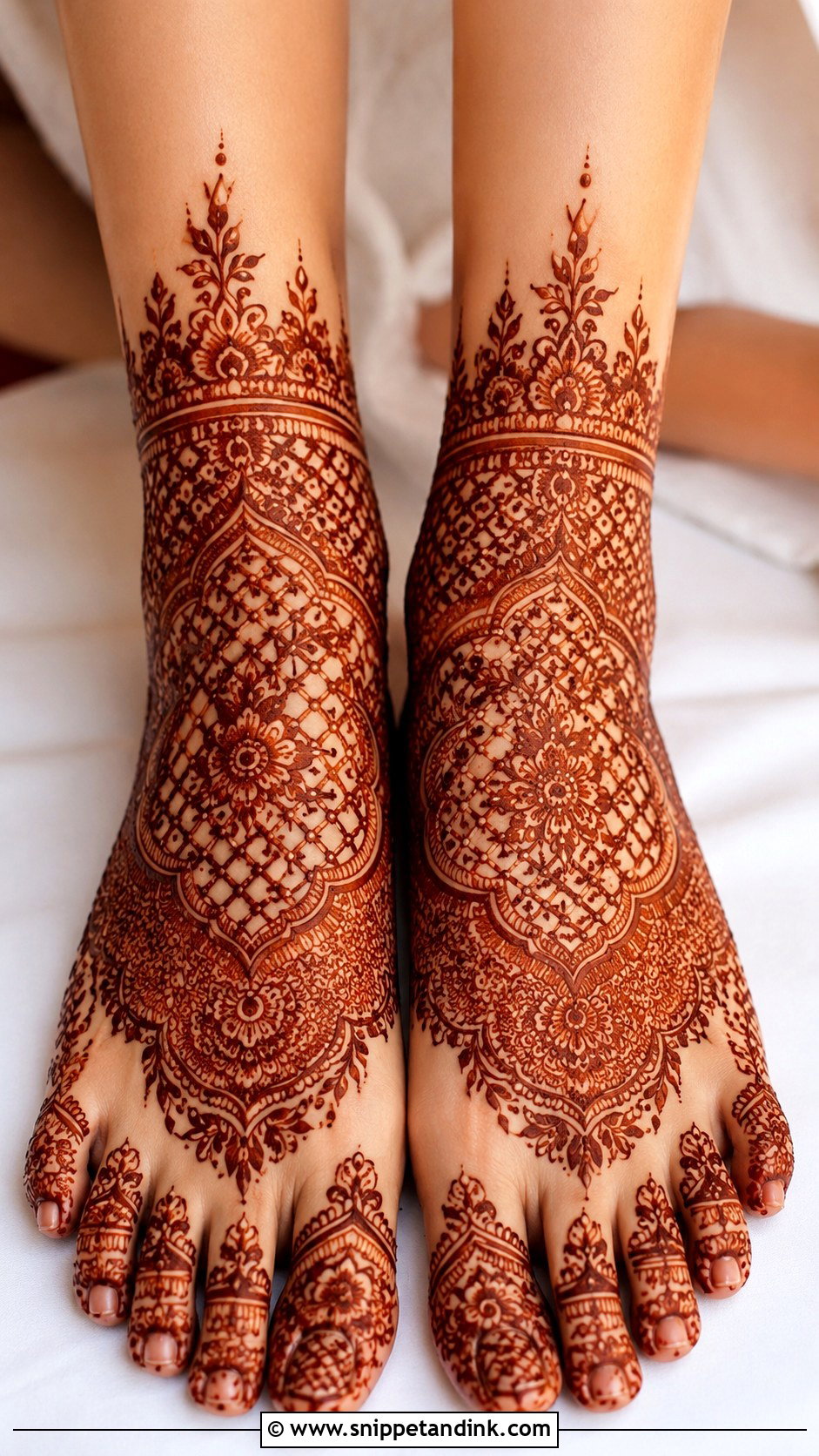 Kashees Feet Mehndi Design - Snippet and Ink - 35 Kashee's Mehndi Designs
