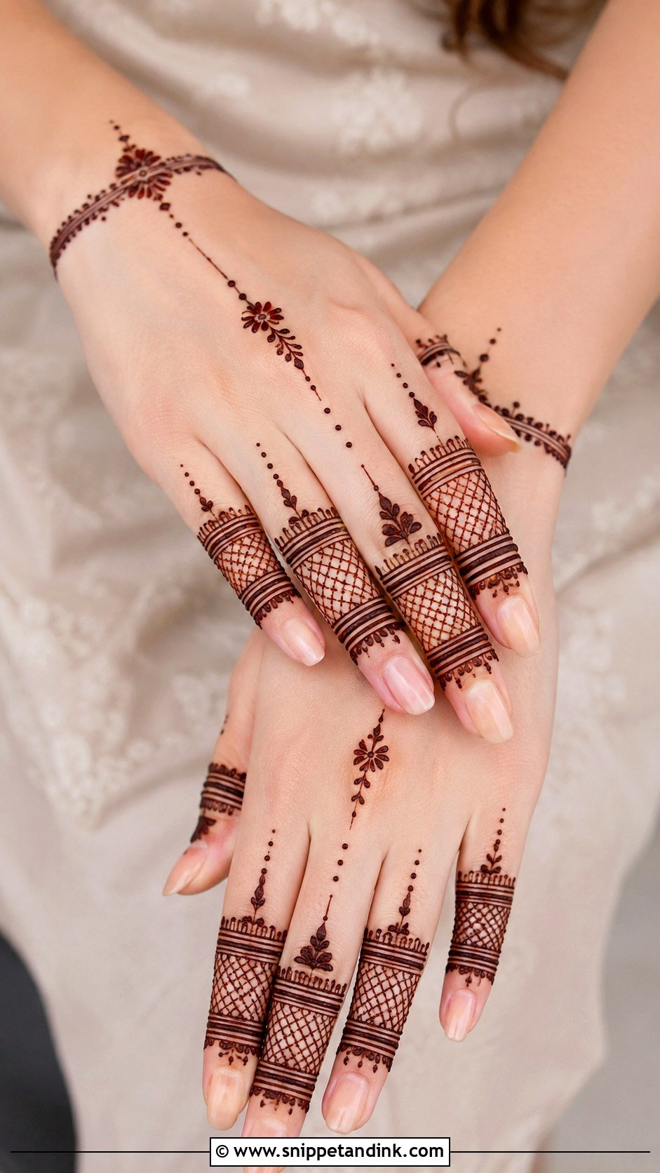 Kashees Finger Mehndi Design - Snippet and Ink - 35 Kashee's Mehndi Designs