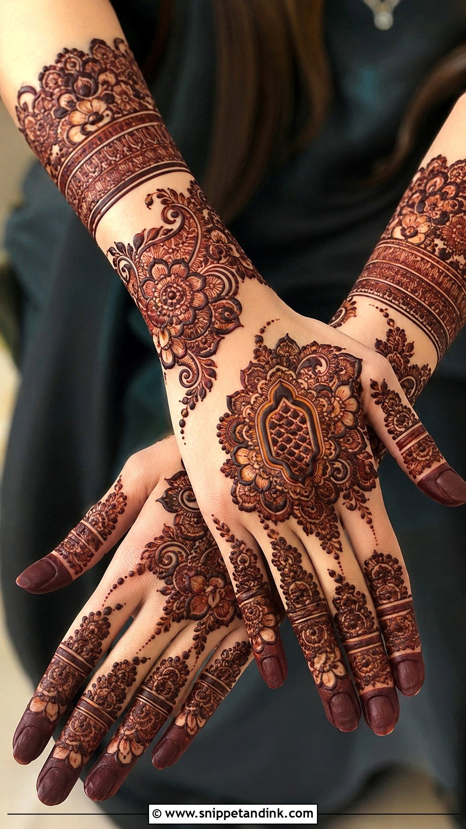 Kashees Full Hand Mehndi Design - Snippet and Ink - 35 Kashee's Mehndi Designs