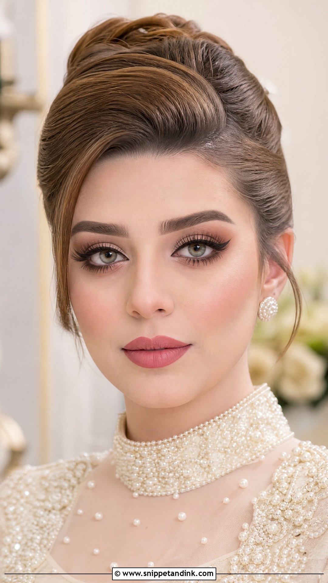 Kashees Matte Bridal Makeup - Snippet and Ink - 20 Kashees Bridal Makeup Ideas