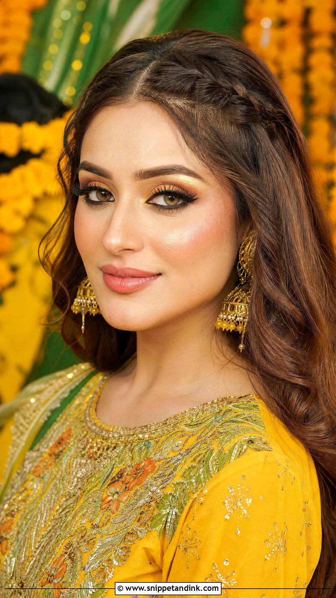 Kashees Mehndi Bridal Makeup - Snippet and Ink - 20 Kashees Bridal Makeup Ideas