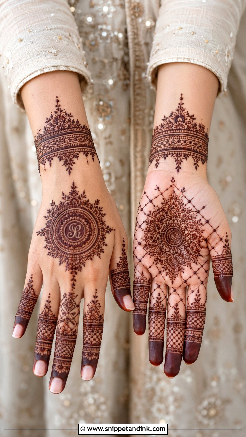 Kashees Nikkah Mehndi Design - Snippet and Ink - 35 Kashee's Mehndi Designs