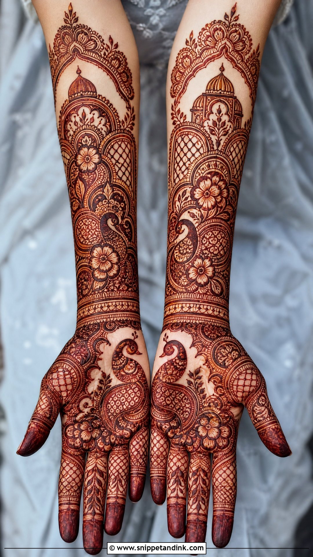 Kashees Pakistani Bridal Mehndi Design - Snippet and Ink - 20 Kashees Bridal Mehndi Designs