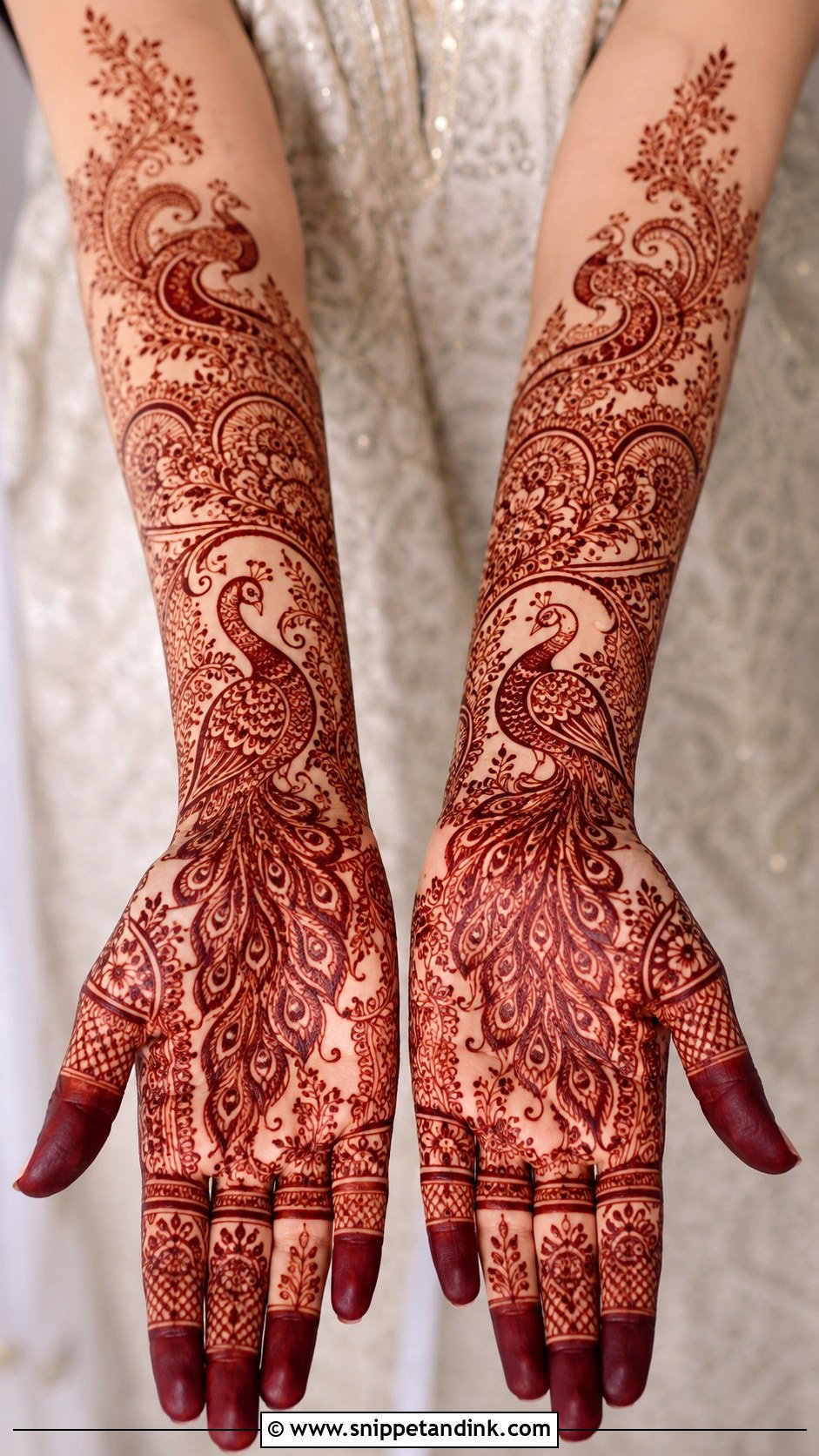 Kashees Peacock Mehndi Design - Snippet and Ink - 35 Kashee's Mehndi Designs