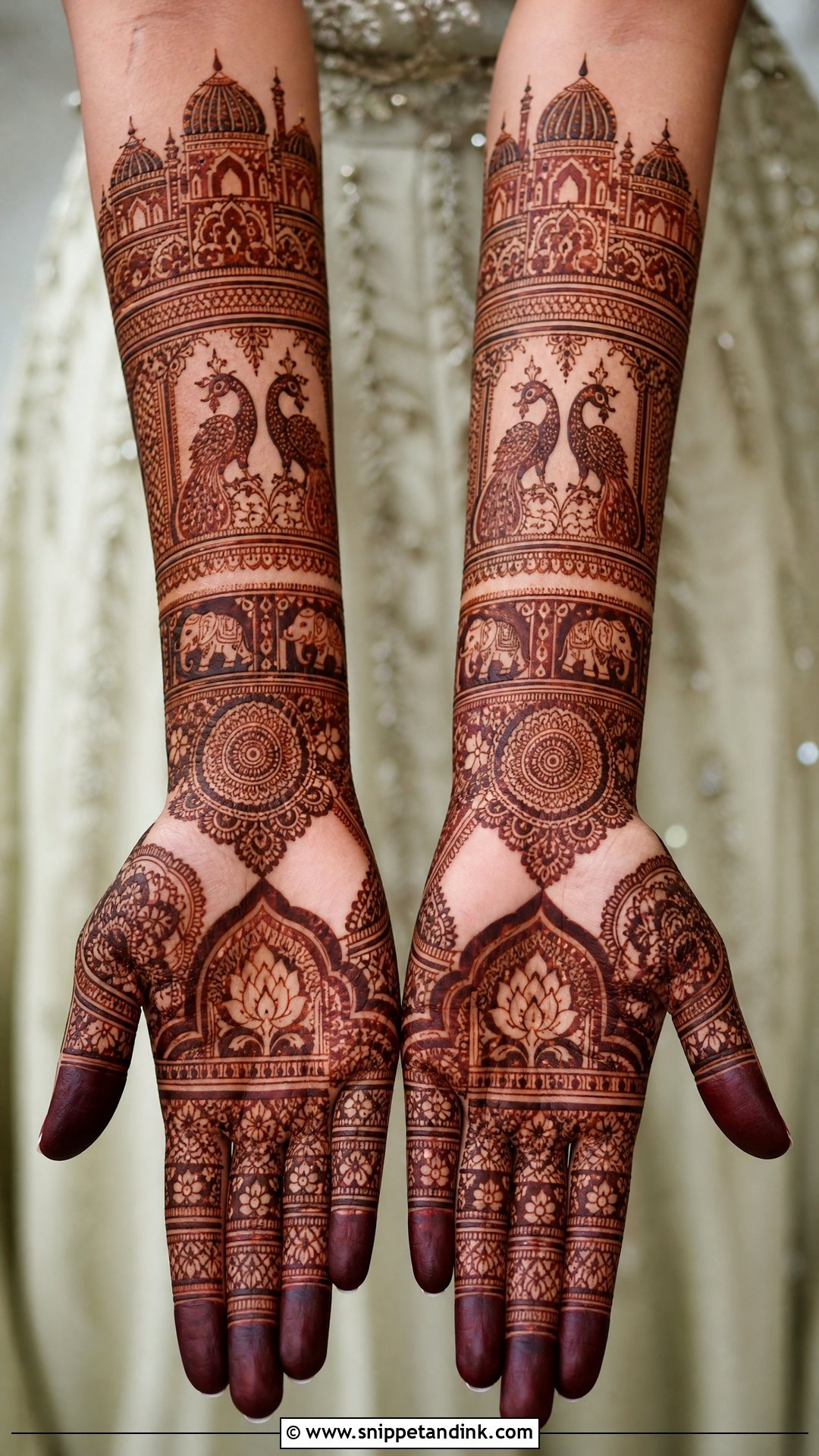 Kashees Royal Bridal Mehndi Design - Snippet and Ink - 20 Kashees Bridal Mehndi Designs