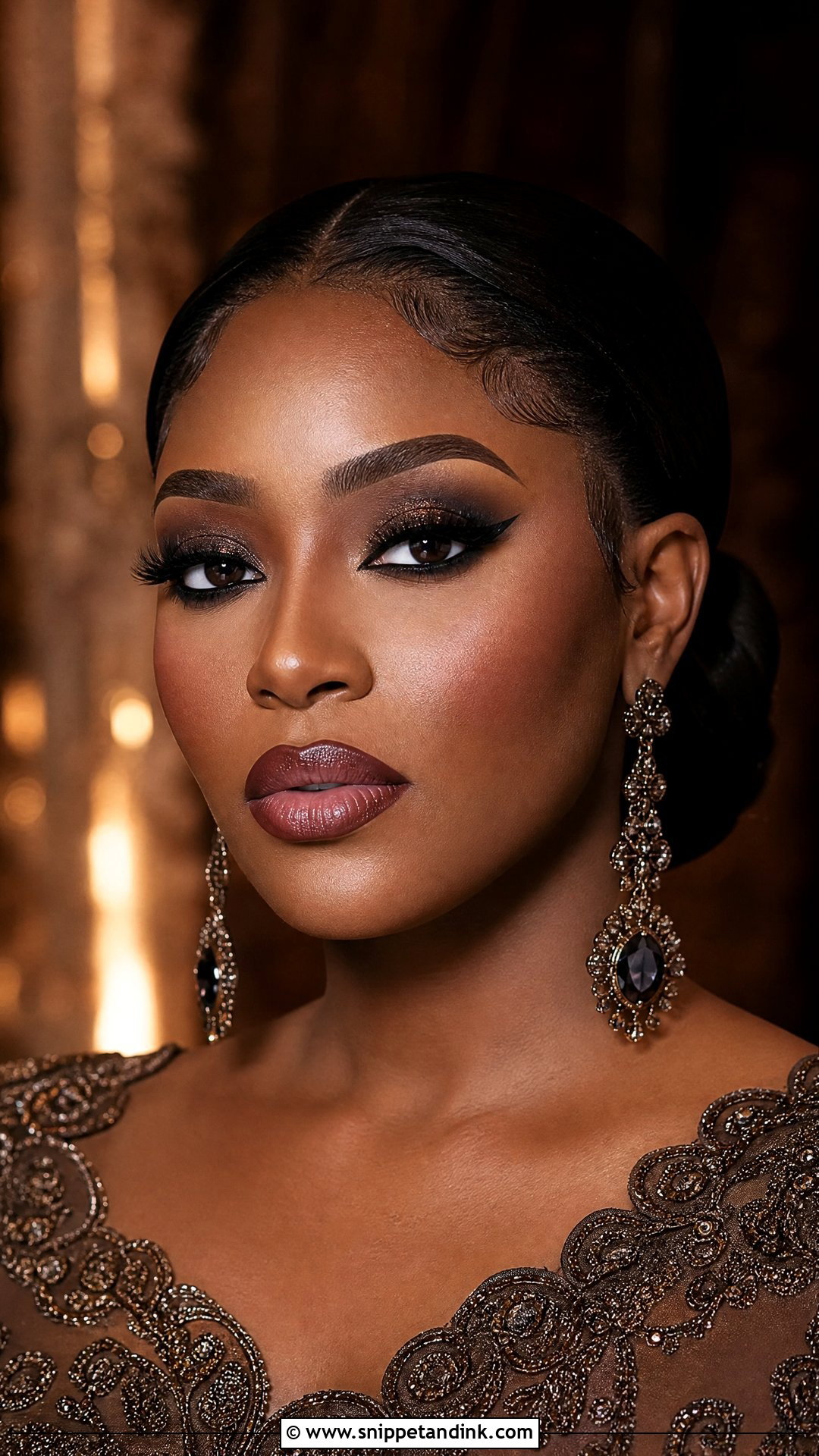 Kashees Smokey Eye Bridal Makeup - Snippet and Ink - 20 Kashees Bridal Makeup Ideas
