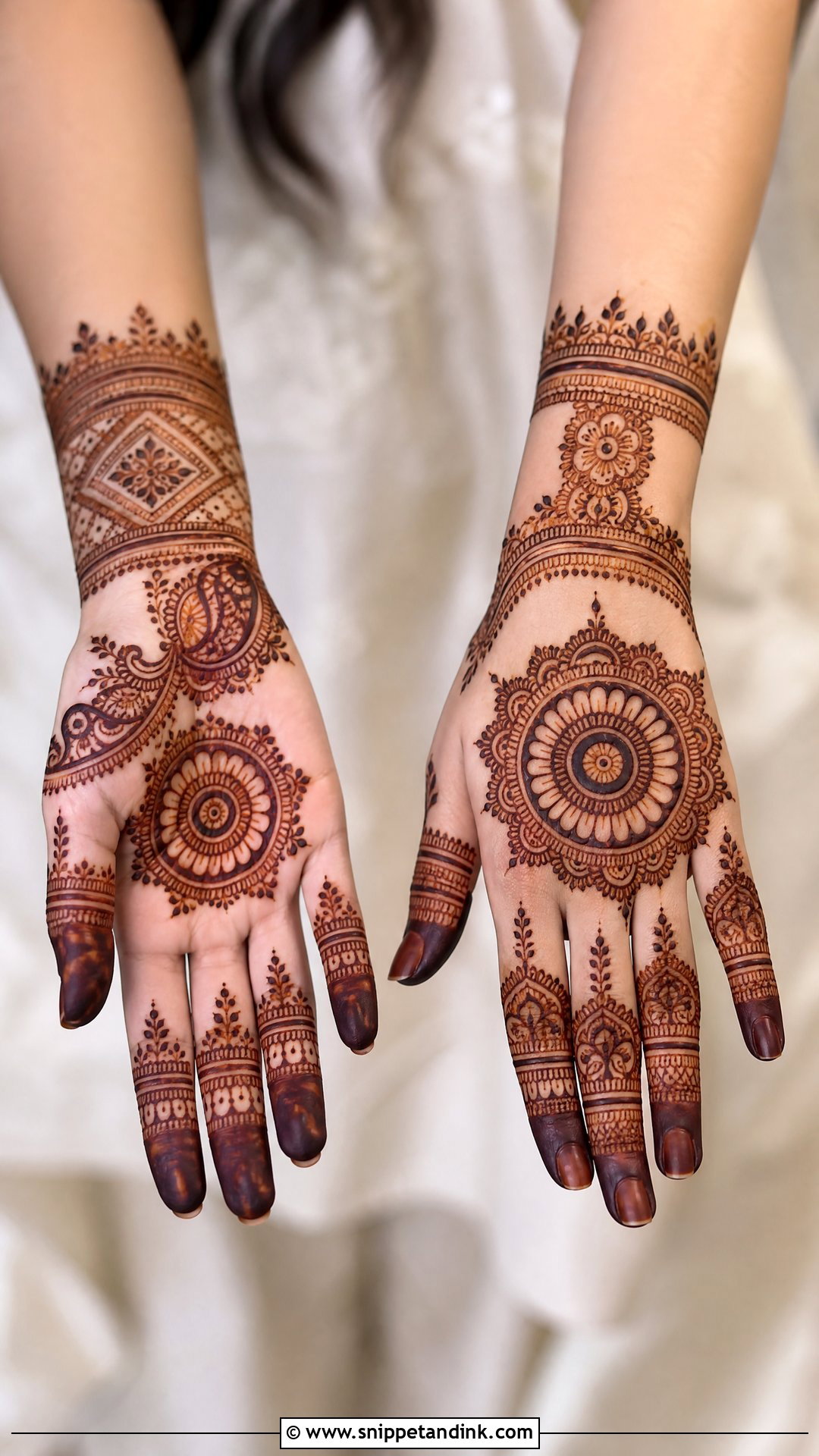 Kashees Tikki Bridal Mehndi - Snippet and Ink - 20 Kashees Bridal Mehndi Design Ideas