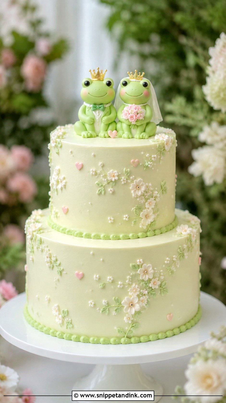 Kawaii Bunny Wedding Cake - Snippet and Ink - 20 Kawaii Wedding Cake Ideas
