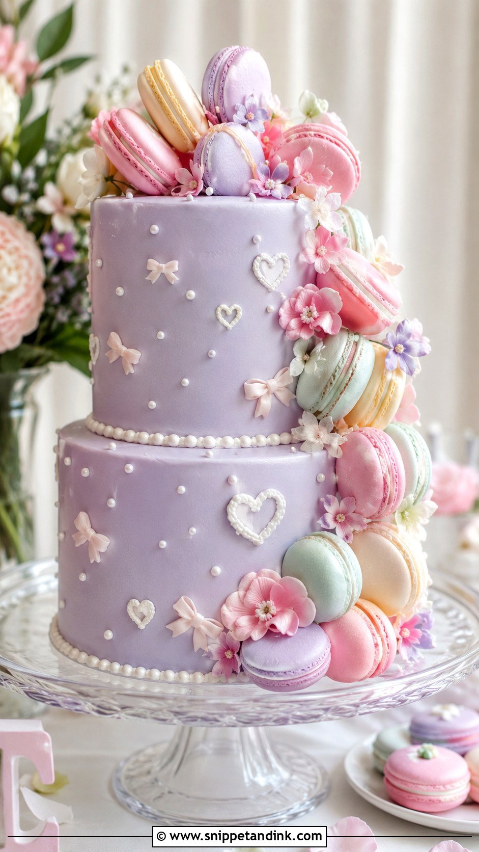 Kawaii Macaron Wedding Cake - Snippet and Ink - 20 Kawaii Wedding Cake Ideas