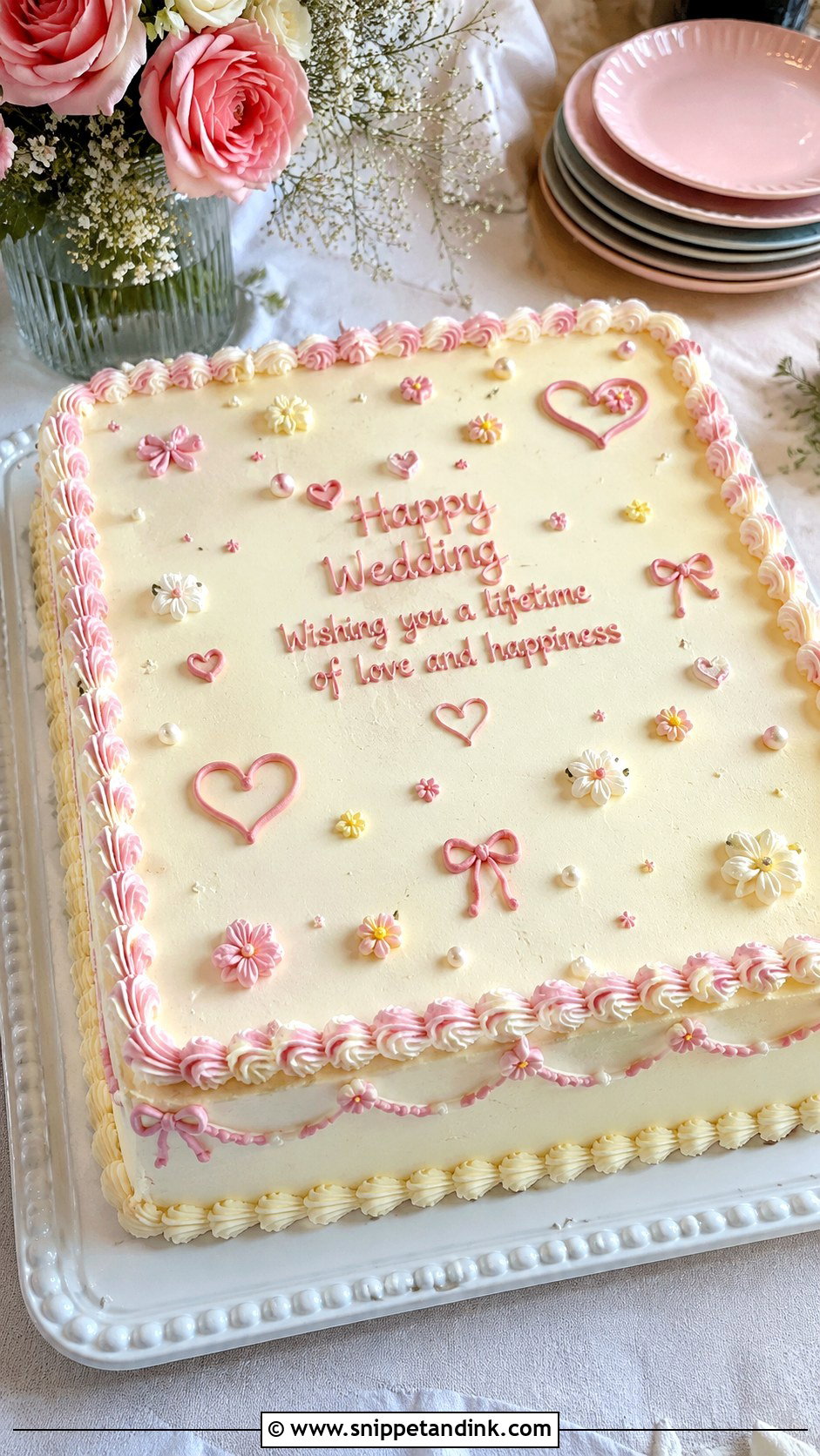 Kawaii Sheet Wedding Cake - Snippet and Ink - 20 Kawaii Wedding Cake Ideas