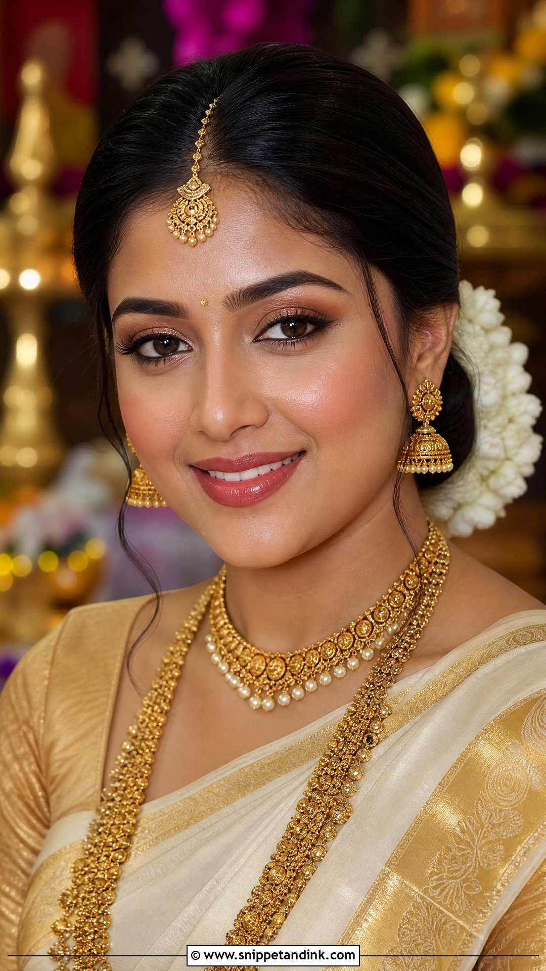 Kerala Bridal Makeup - Snippet and Ink - 30 Indian Bridal Makeup Ideas