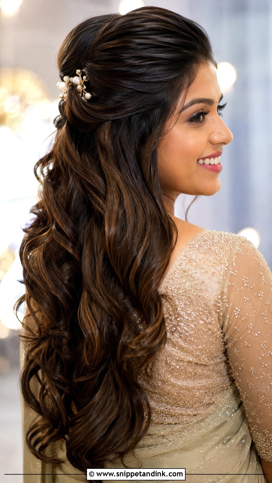 Kerala Bridal Reception Hairstyle - Snippet and Ink - 15 Kerala Bridal Hairstyles