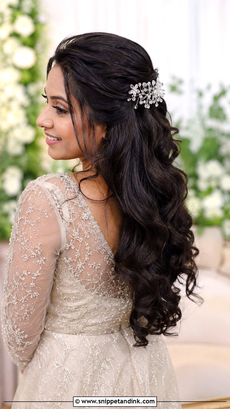 Kerala Christian Bride Reception Hairstyle - Snippet and Ink - 15 Kerala Christian Bride Hairstyle Ideas