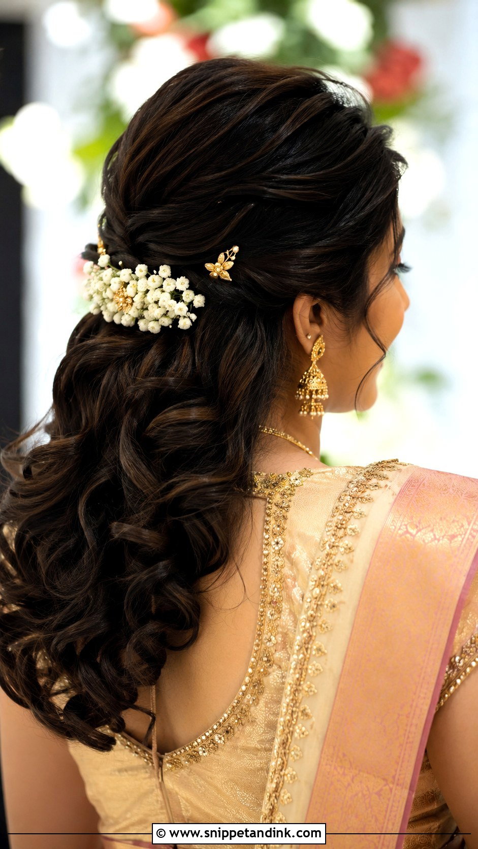 Kerala Hindu Wedding Reception Hairstyle - Snippet and Ink - 20 Kerala Hindus Wedding Hairstyles