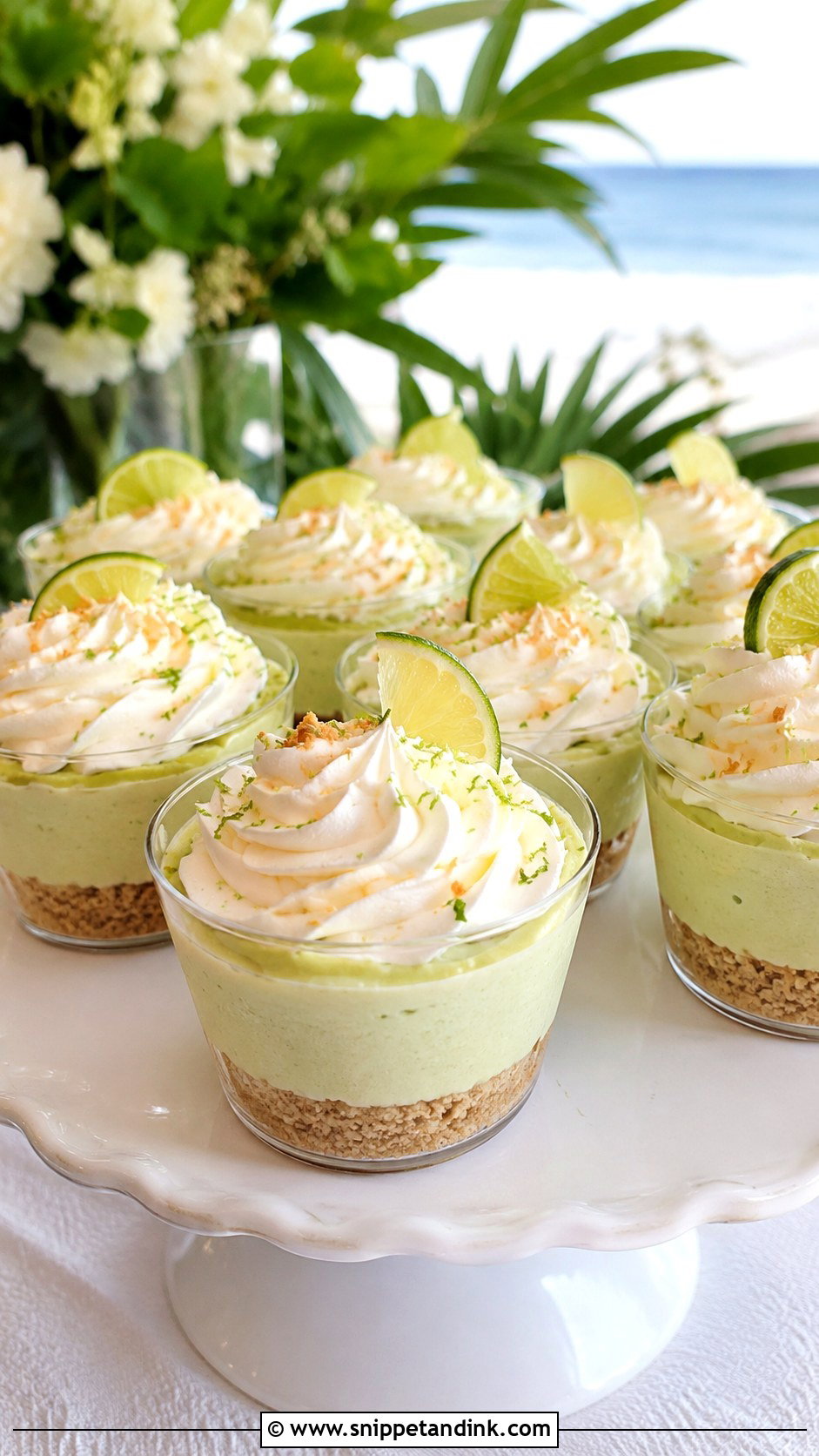 Key Lime Pie Dessert Cups - Snippet and Ink - 20 Wedding Dessert Cup Ideas