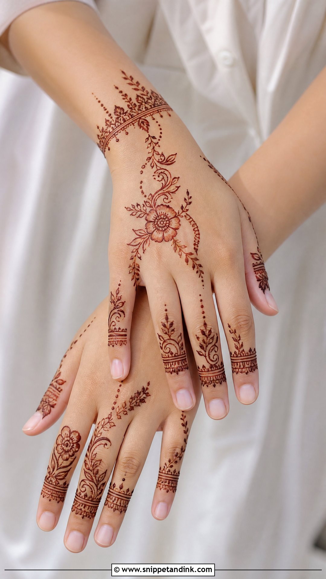 Khafif Mehndi Design - Snippet and Ink - 35 Unique Mehndi Designs