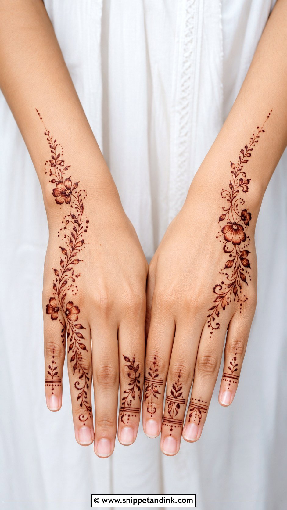 Khafif Mehndi Design - Snippet and Ink - 35 Henna (Mehndi) Design Ideas