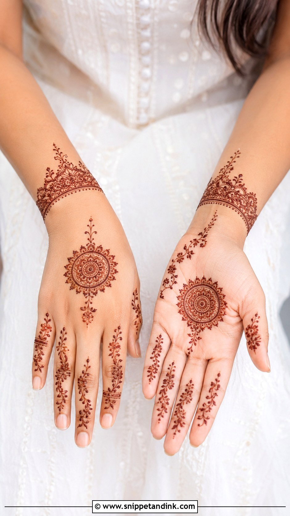 Khafif Mehndi Design - Snippet and Ink - 35 Trending Mehndi Designs