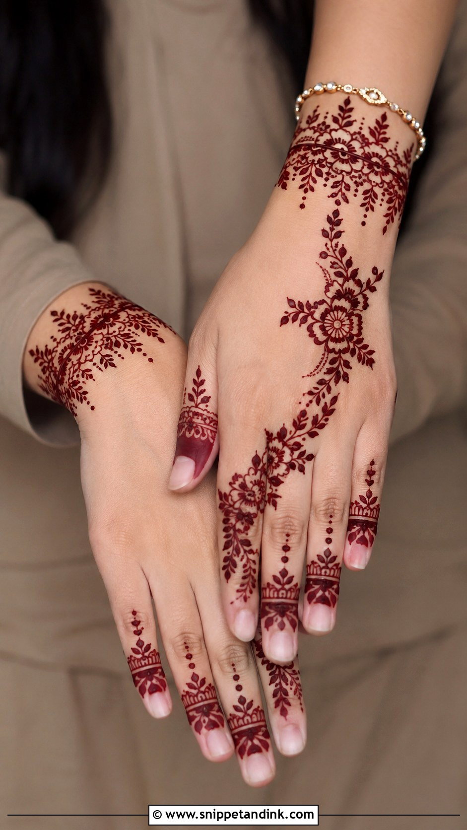Khafif Mehndi Design For Eid - Snippet and Ink - 35 Khafif Mehndi Designs