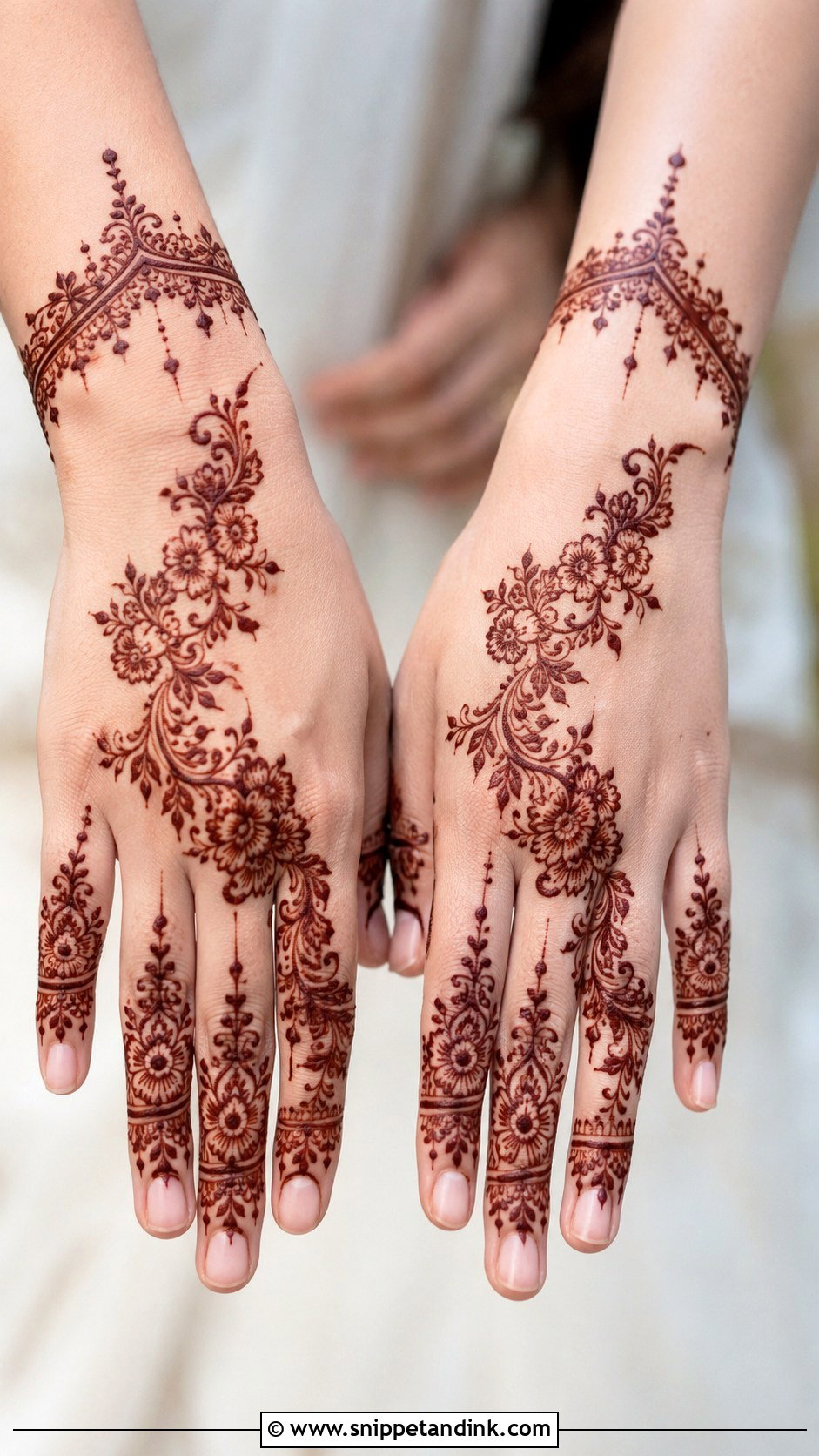 Khafif Wedding Mehndi Design - Snippet and Ink - 35 Wedding Mehndi Designs