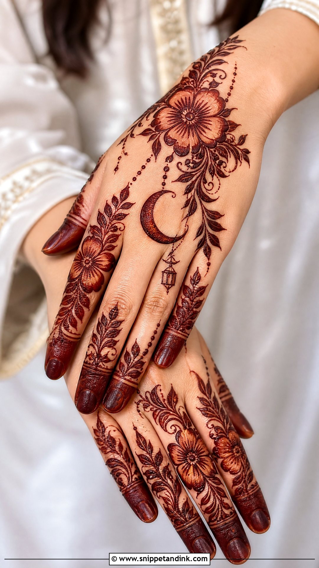 Khaleeji Ramzan Mehndi Design - Snippet and Ink - 30 Ramzan Mehndi Design Ideas