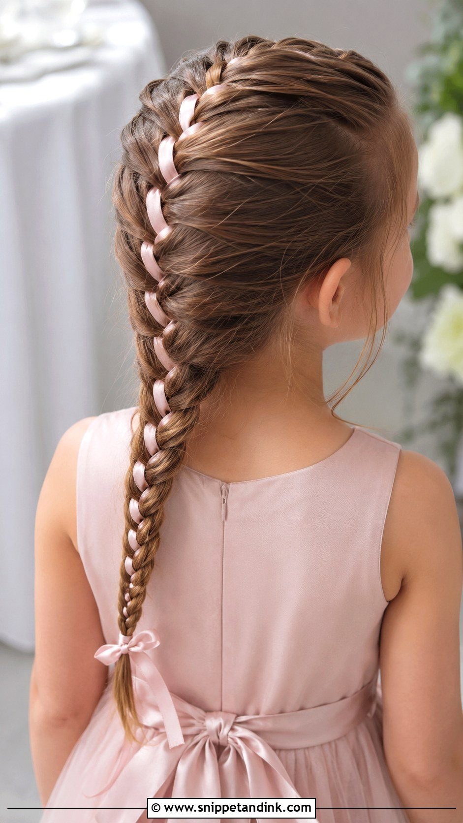 Kid Wedding French Braid - Snippet and Ink - 15 Kid Hairstyles for Wedding