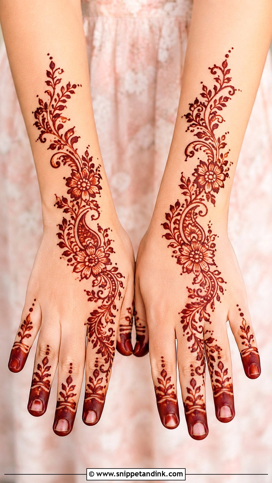 Kids Arabic Mehndi Design - Snippet and Ink - 35 Kids Mehndi Designs