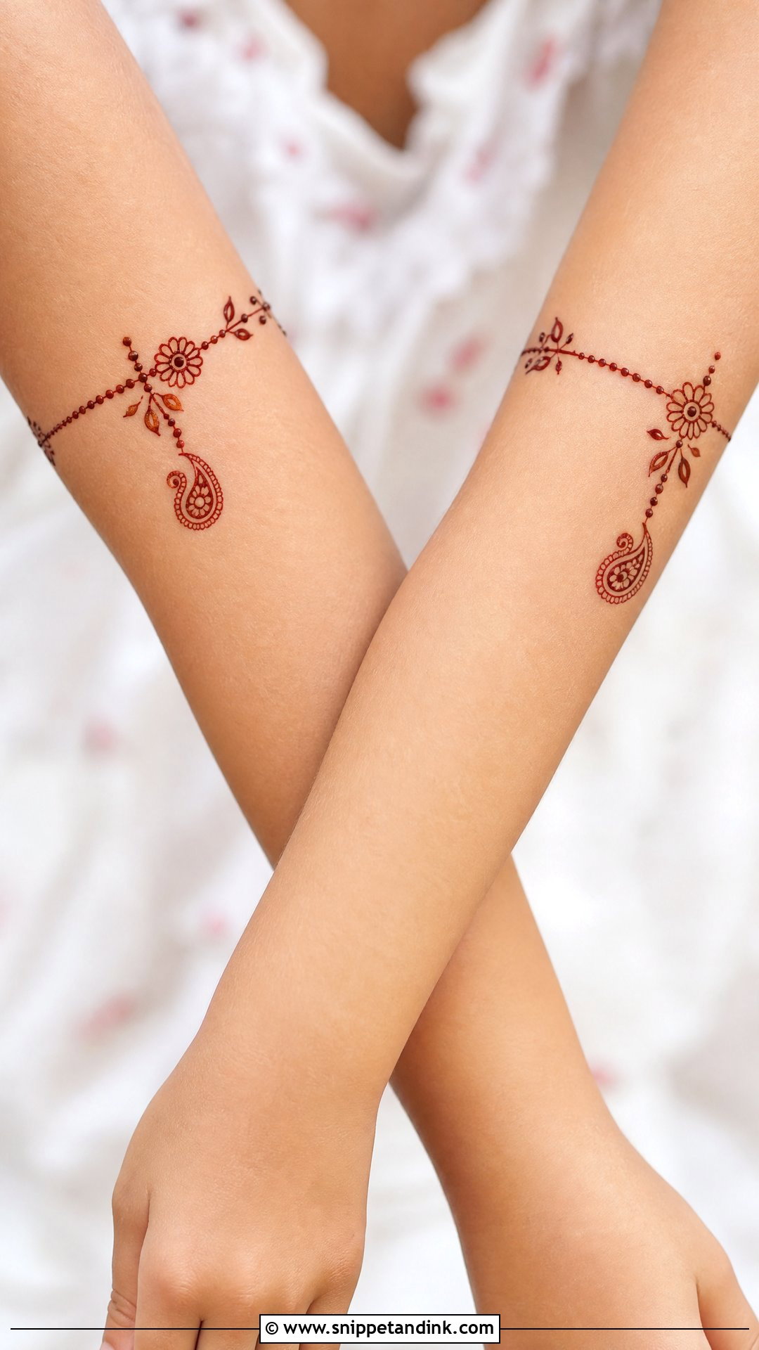 Kids Bajuband Mehndi Design - Snippet and Ink - 20 Bajuband Mehndi Design Ideas