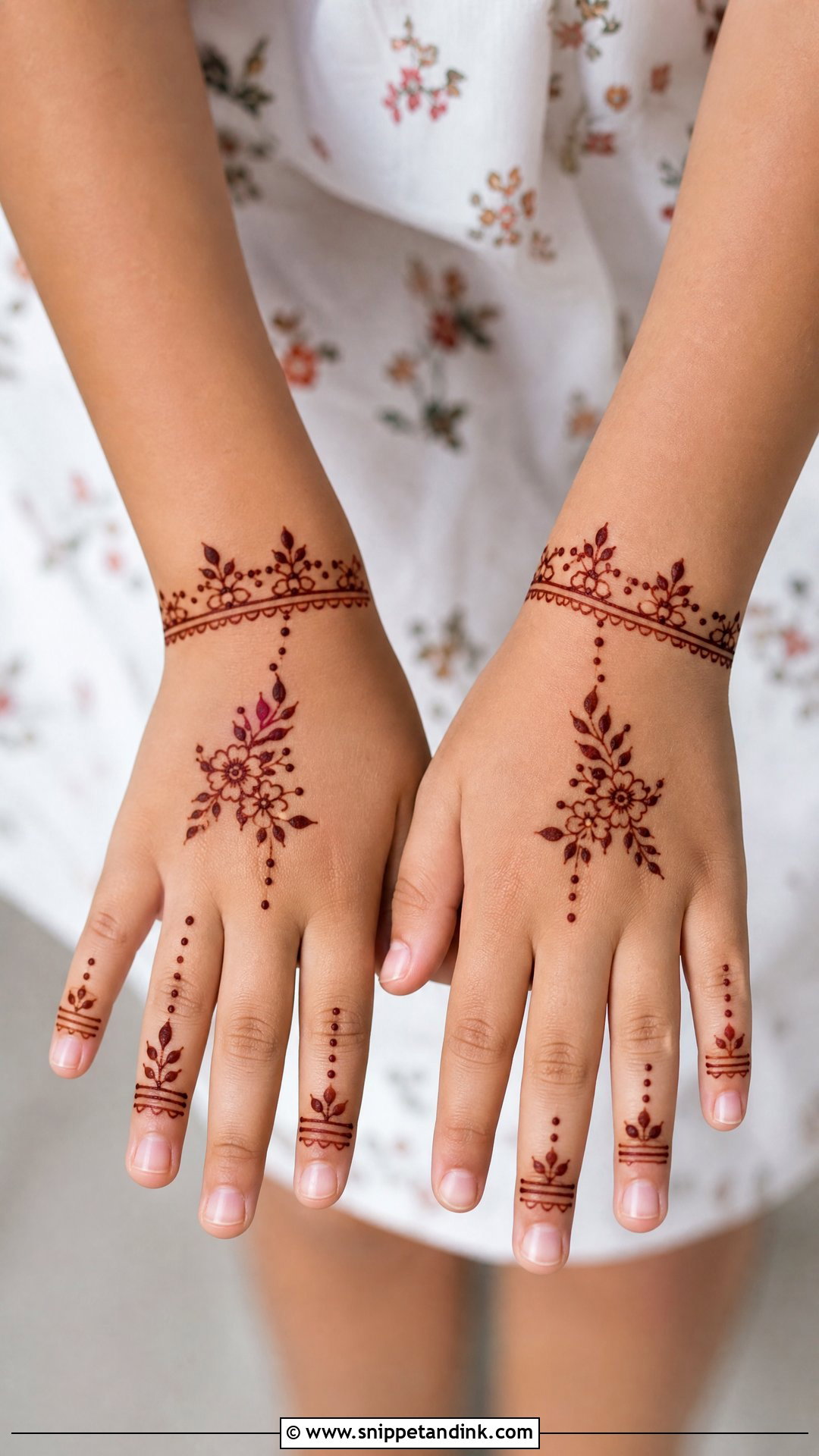 Kids Banch Mehndi Design - Snippet and Ink - 30 Banch Mehndi Design Ideas