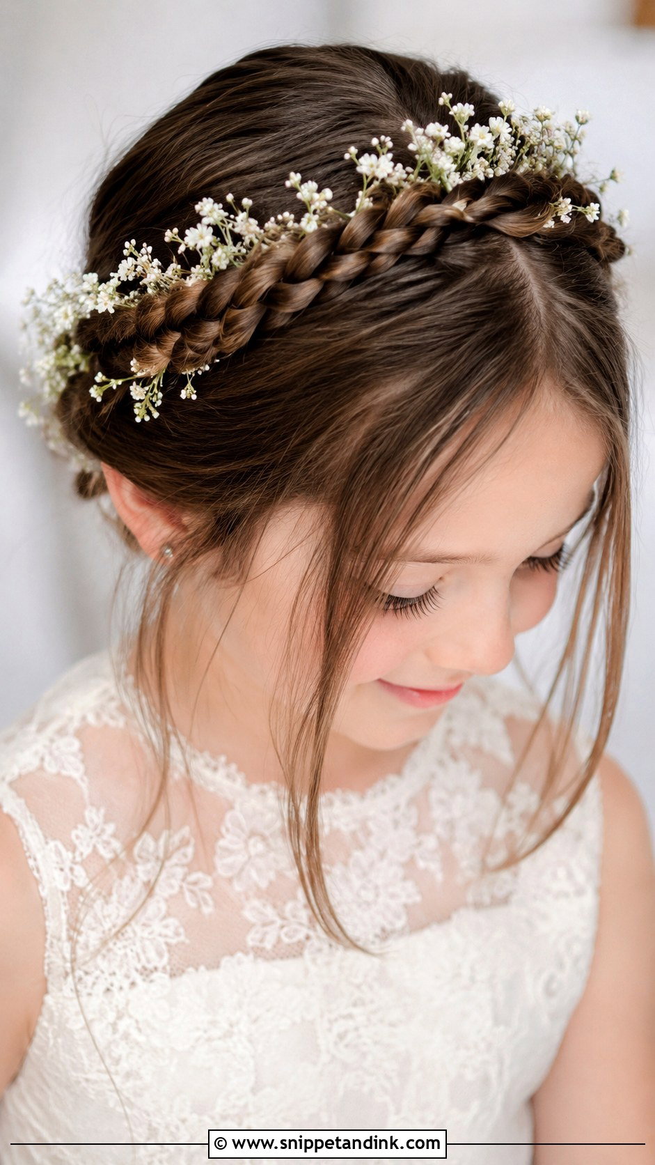 Kids Braided Crown - Snippet and Ink - 20 Kids Hair for Wedding Ideas