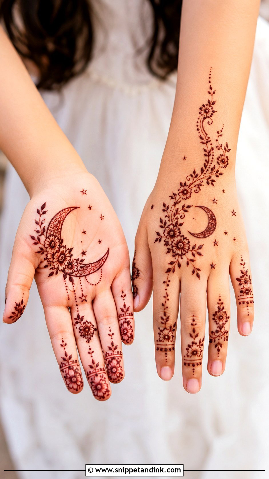 Kids Eid Mehndi Design - Snippet and Ink - 35 Kids Mehndi Designs