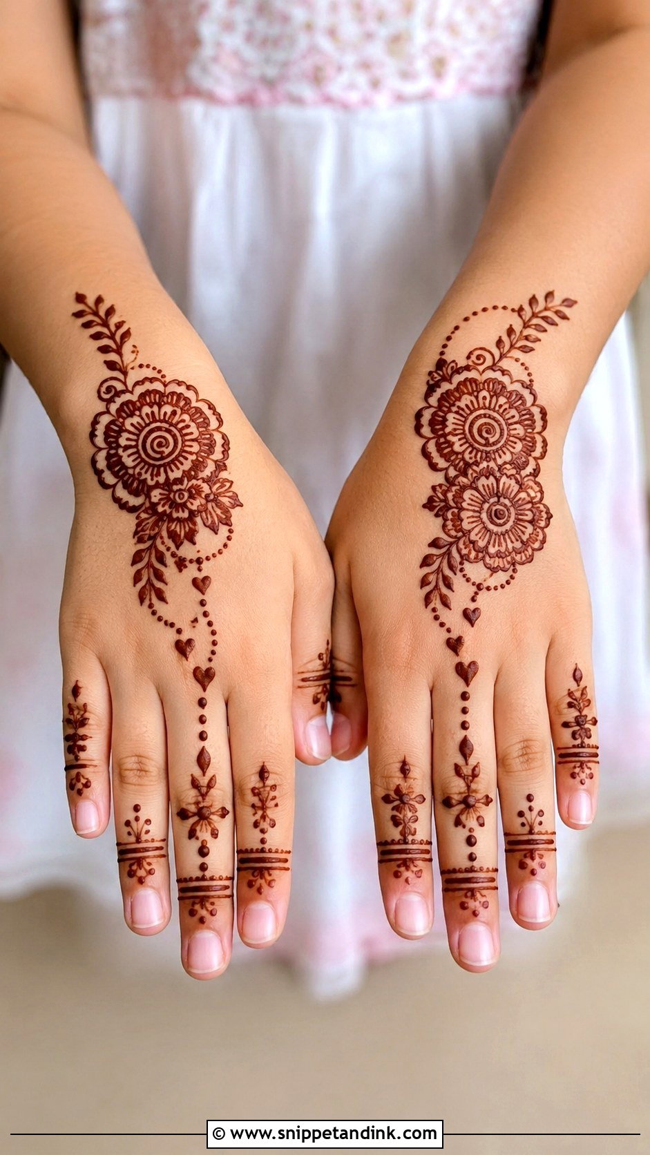 Kids Fancy Mehndi Design - Snippet and Ink - 35 Fancy Mehndi Designs