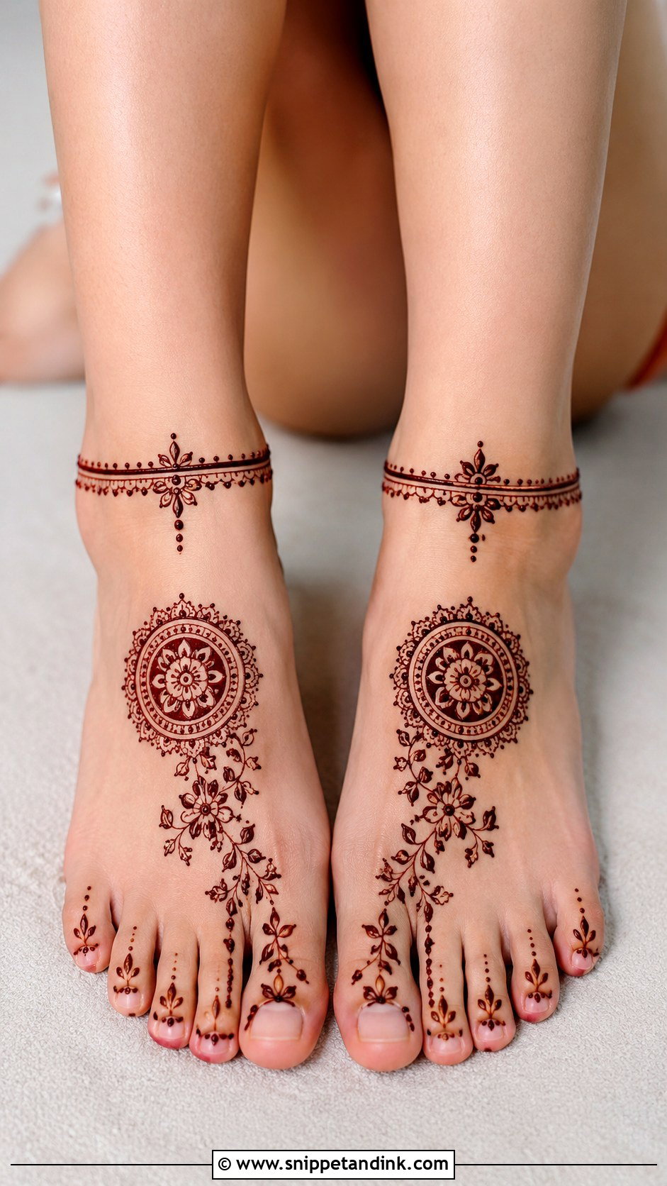 Kids Legs Mehndi Design - Snippet and Ink - 35 Legs Mehndi Design Ideas