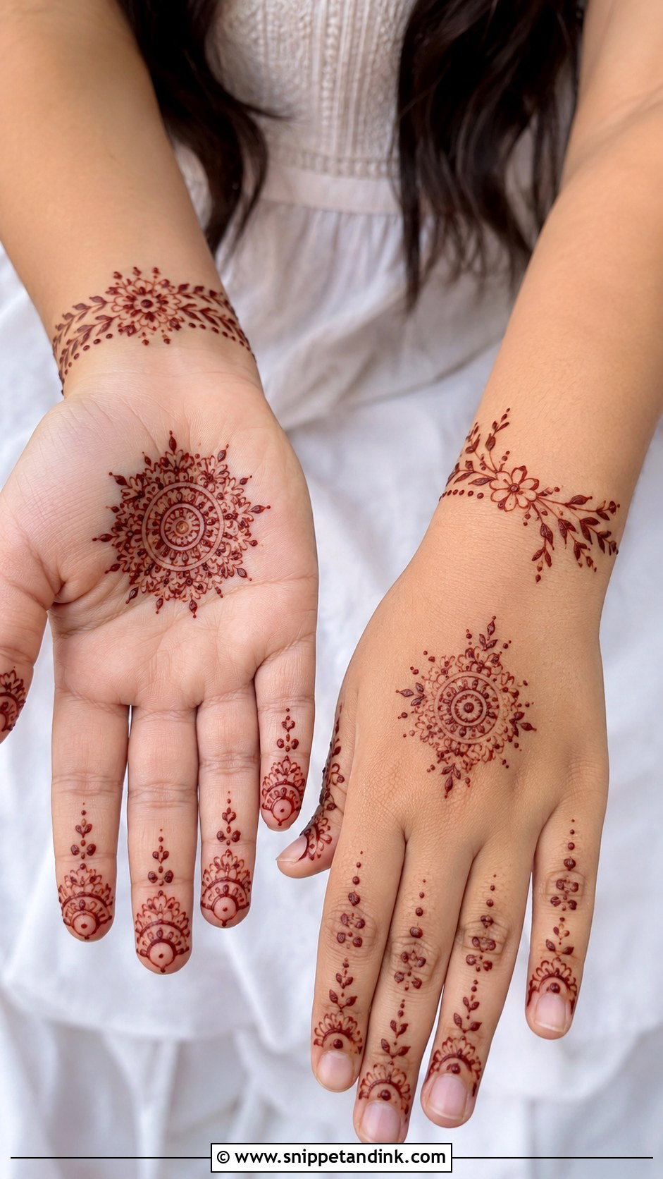 Kids Mehndi Design - Snippet and Ink - 30 Cool Mehndi Designs