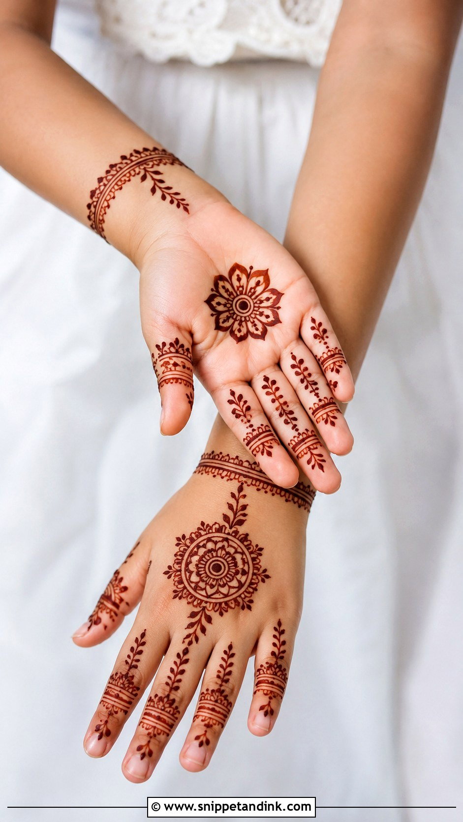 Kids Mehndi Design - Snippet and Ink - 35 Mehndi Designs 2025