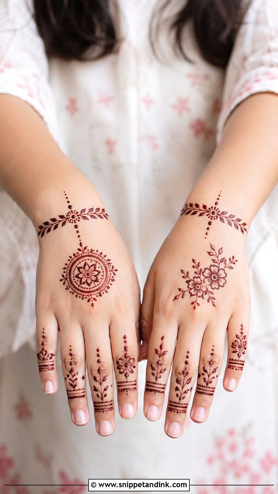 Kids Mehndi Design - Snippet and Ink - 35 Trending Mehndi Designs