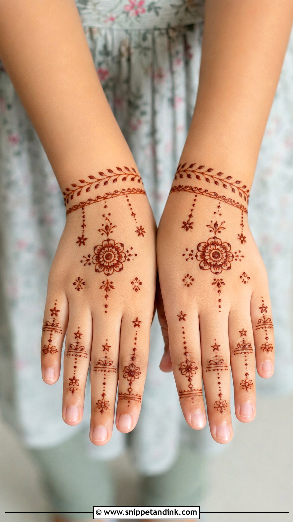 Kids Mehndi Design - Snippet and Ink - 35 Latest Mehndi Designs