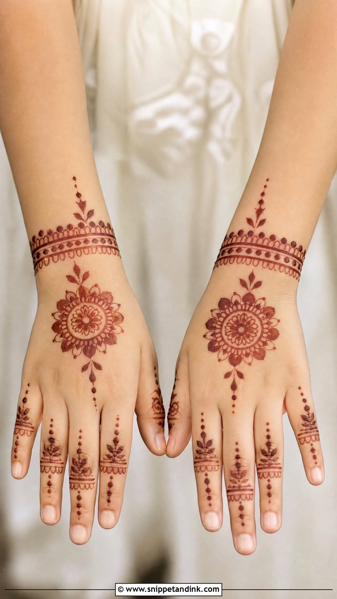 Kids Normal Mehndi Design - Snippet and Ink - 30 Normal Mehndi Design Ideas