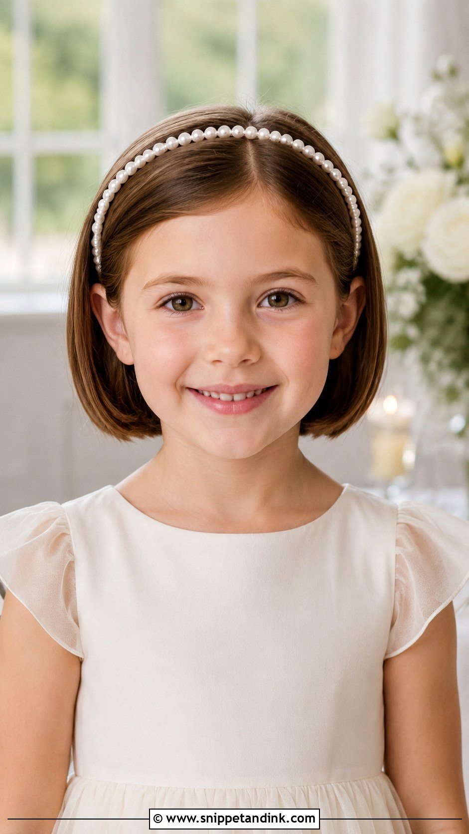 Kids Short Hair With Headband - Snippet and Ink - 15 Wedding Hairstyles for Children
