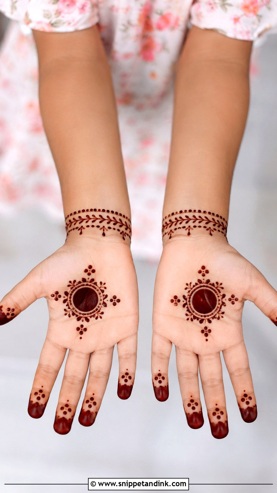 Kids Tikki Mehndi Design - Snippet and Ink - 35 Tikki Mehndi Design Ideas