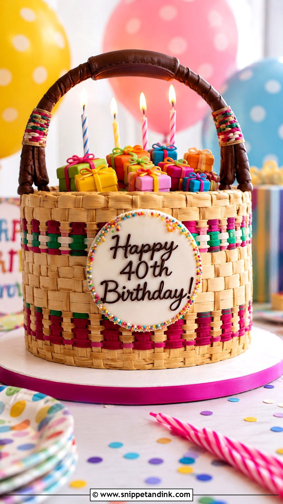 Kiondo Birthday Cake - Snippet and Ink - 20 Kiondo Cake Designs